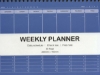 تصویر  دفتر برنامه ریزی هفتگی (WEEKLY PLANNER)،(کد 122)،(سیمی)